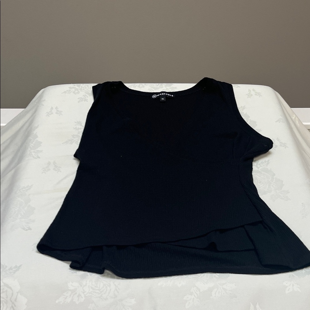 Elegant Black Tank Top